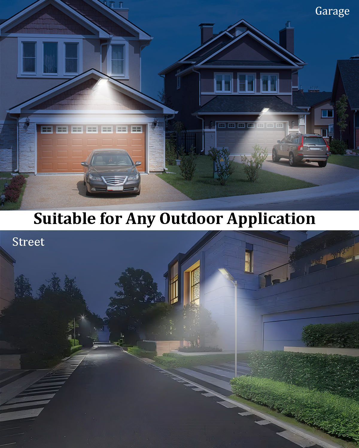 Ofuray Solar Street Light,SFL-OLL Plus 24,000Mah High Power Solar Security Flood Lights Parking Lot Lights Commercial Dusk to Dawn, 6500k Waterproof Led with Motion Sensor for Street,Court,Barn