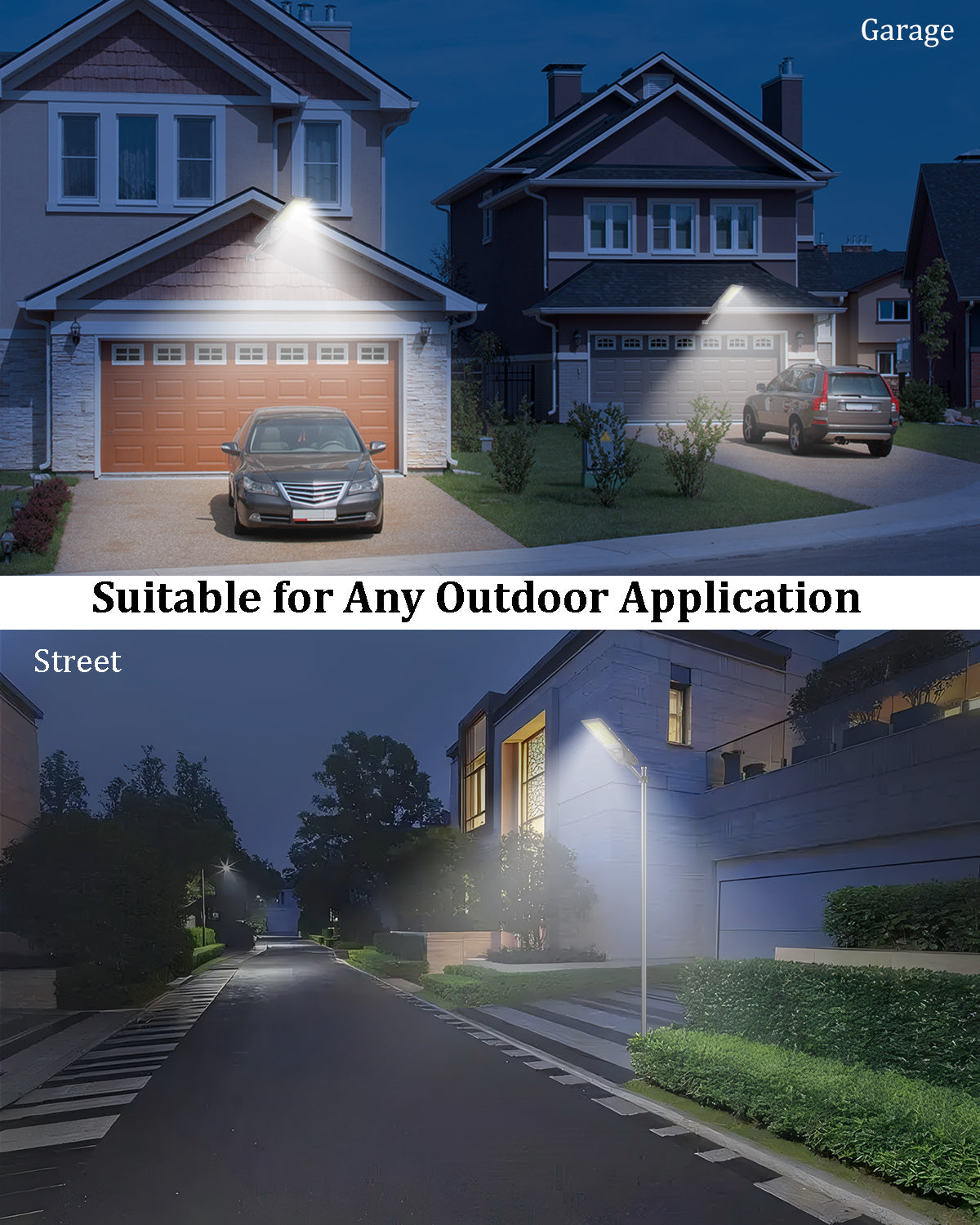 Ofuray Solar Street Light,SFL-OLL Max 36,000Mah High Power Solar Security Flood Lights Parking Lot Lights Commercial Dusk to Dawn, 6500k Waterproof Led with Motion Sensor for Street,Court,Barn